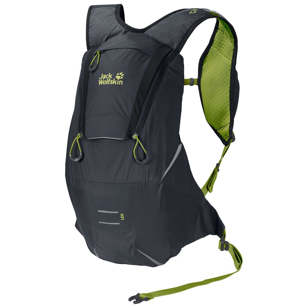 Jack Wolfskin CROSSTRAIL 12 Sacs À Dos Femme Noir - MZKFREN-43